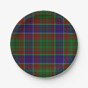 Clan Adams Tartan Pappteller