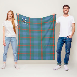 Clan Agnew Ancient Tartan Kariert Fleecedecke