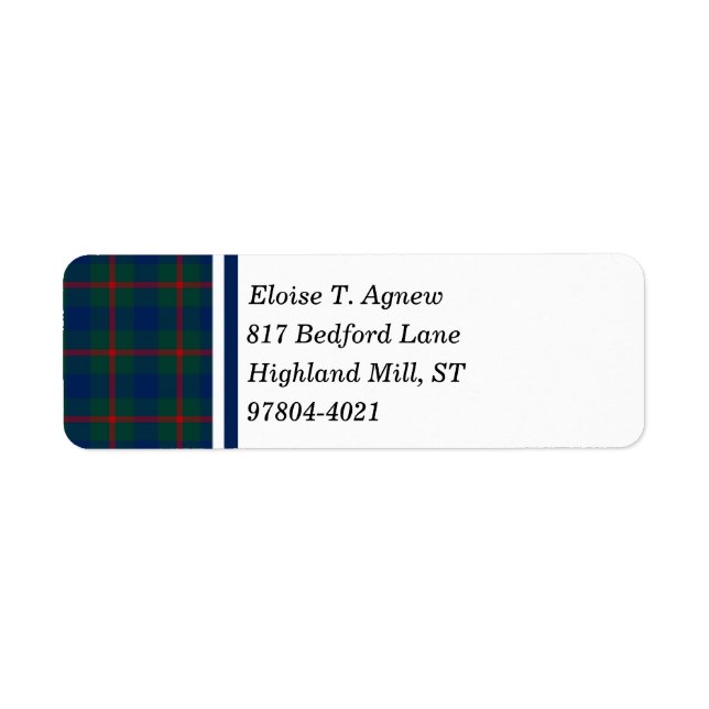 Clan Agnew Tartan (Vorne)