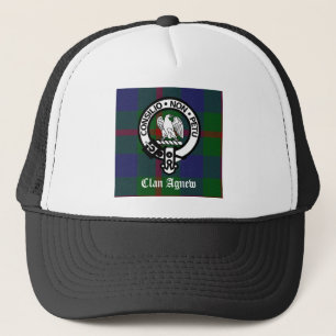 Clan Agnew Tartan Wappen Truckerkappe