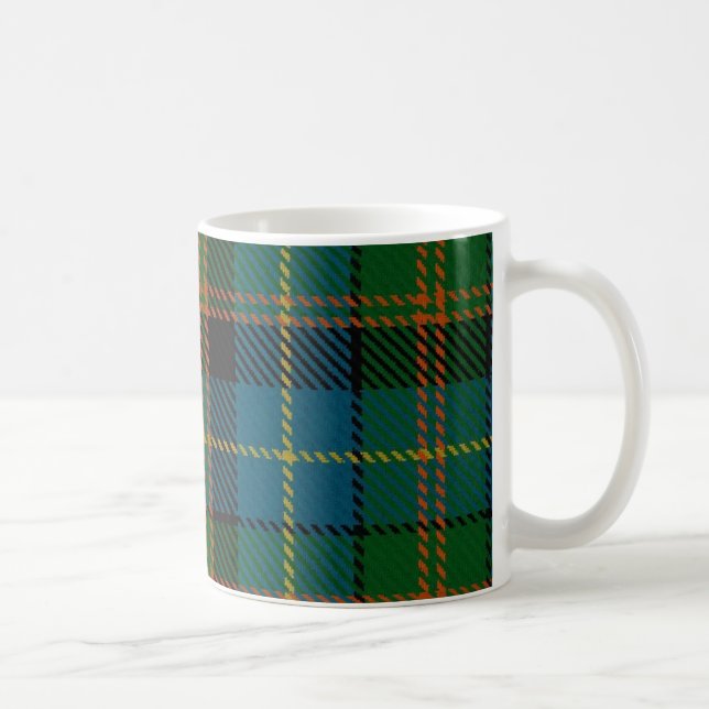Clan Akins Jagd Tartan-Tasse (alte Farben) Kaffeetasse (Rechts)