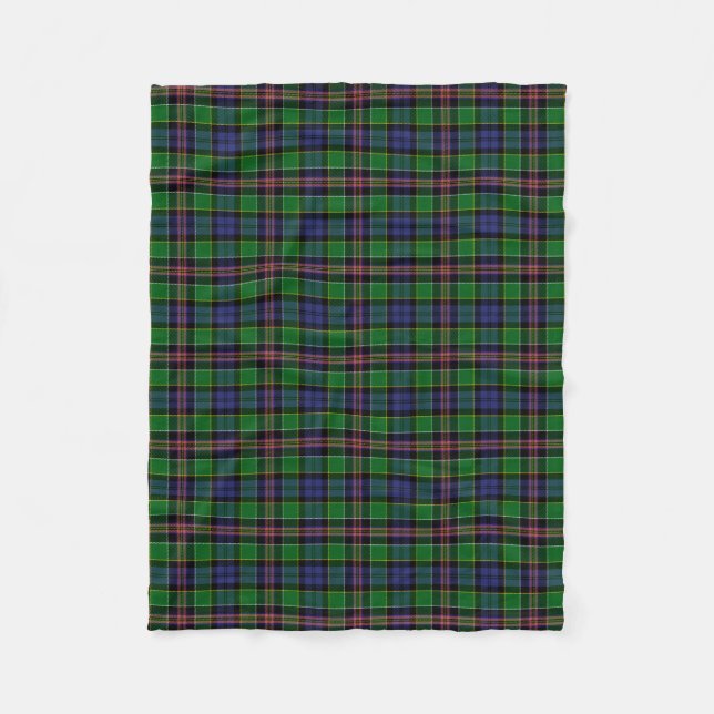 Clan Allison Tartan Kariert Fleecedecke (Vorderseite)