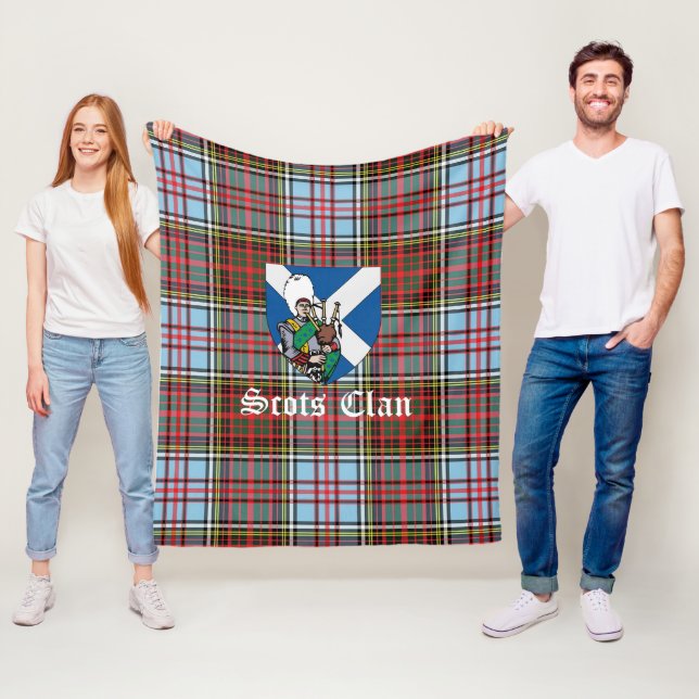 Clan Anderson Ancient Tartan Kariert Fleecedecke (Beispiel)
