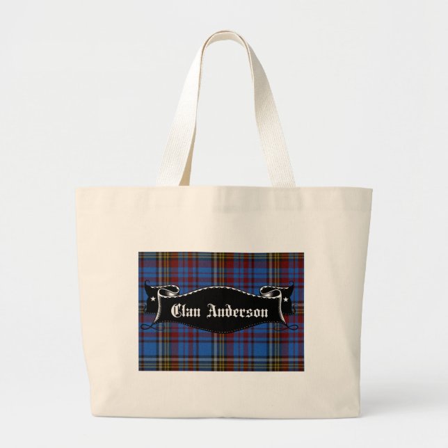 Clan Anderson Banner Jumbo Stoffbeutel (Vorne)