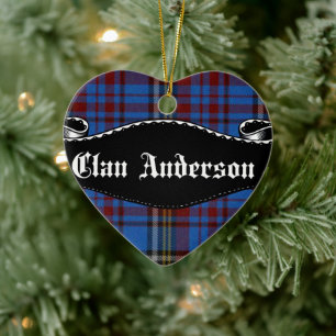 Clan Anderson Banner Keramikornament
