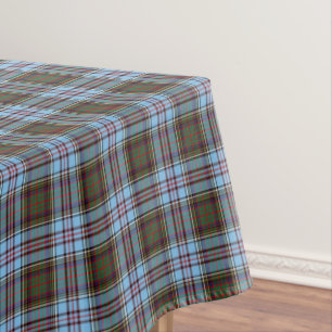Clan-Anderson hellblauer schottischer Tartan Tischdecke