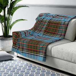 Clan Anderson Kariert Tartan Karo Fleecedecke