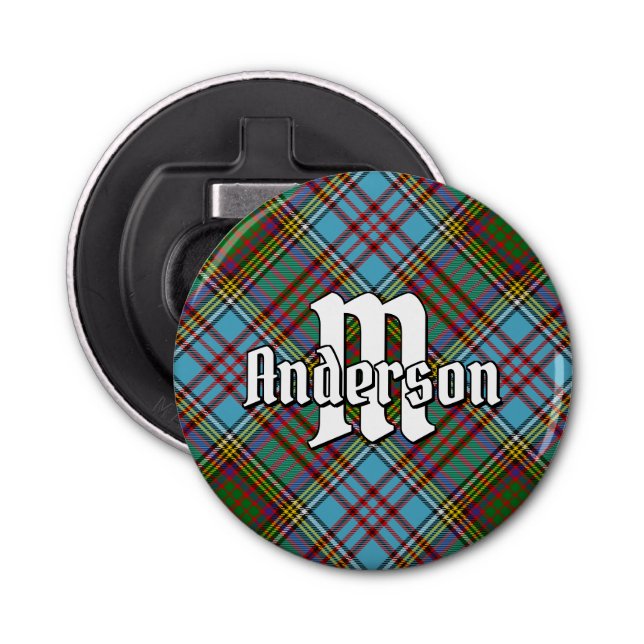 Clan Anderson Tartan Bottle Opener Flaschenöffner (Vorderseite)