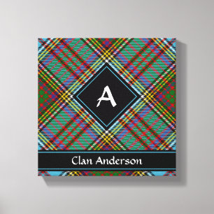 Clan Anderson Tartan Canvas Print Leinwanddruck