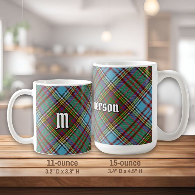 Clan Anderson Tartan Coffee Tasse (Von Creator hochgeladen)