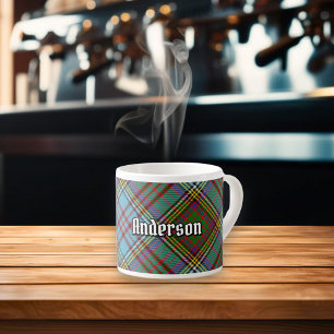 Clan Anderson Tartan Espresso Cup Espressotasse