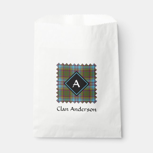 Clan Anderson Tartan Favor Bag Geschenktütchen (Vorderseite)