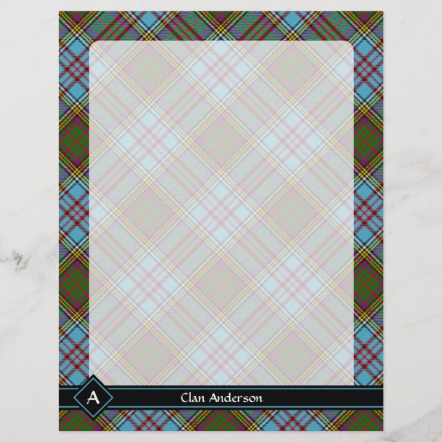 Clan Anderson Tartan Flyer (Vorne)