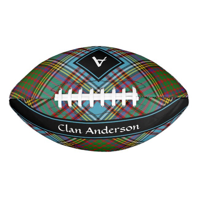 Clan Anderson Tartan Football (Vorderseite)