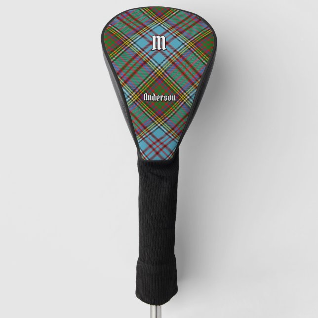Clan Anderson Tartan Golf Head Cover Golf Headcover (Vorderseite)