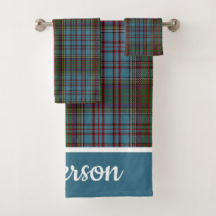Clan Anderson Tartan Kariert Badhandtuch Set