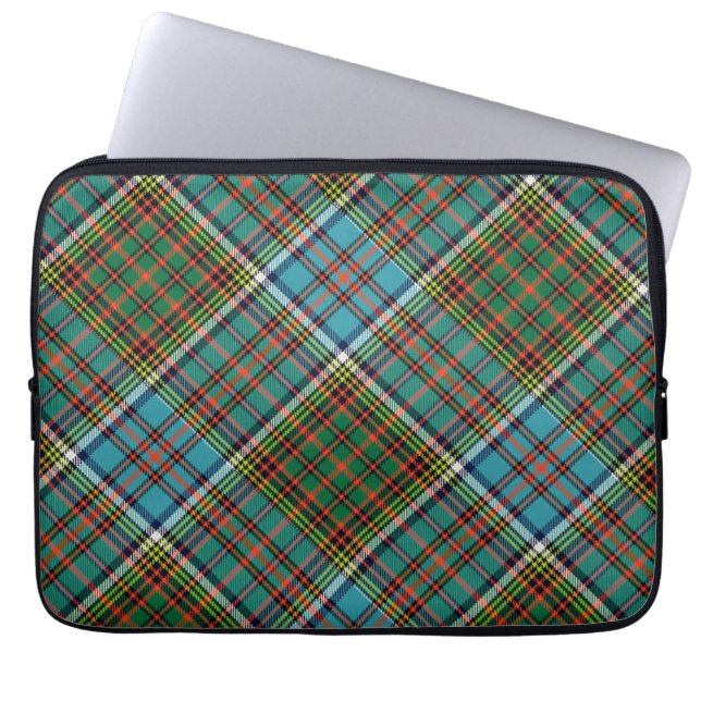 Clan Anderson Tartan Kariert Laptop Cover (Vorderseite)