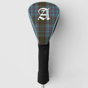 Clan Anderson Tartan Kariert Monogram Golf Headcover