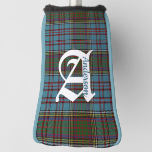 Clan Anderson Tartan Kariert Monogram Golf Headcover