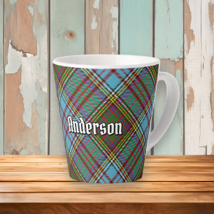 Clan Anderson Tartan Latte Tasse