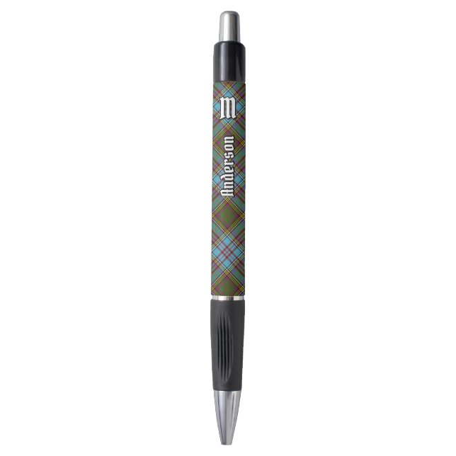 Clan Anderson Tartan Pen Kugelschreiber (Vorderseite Vertikal)