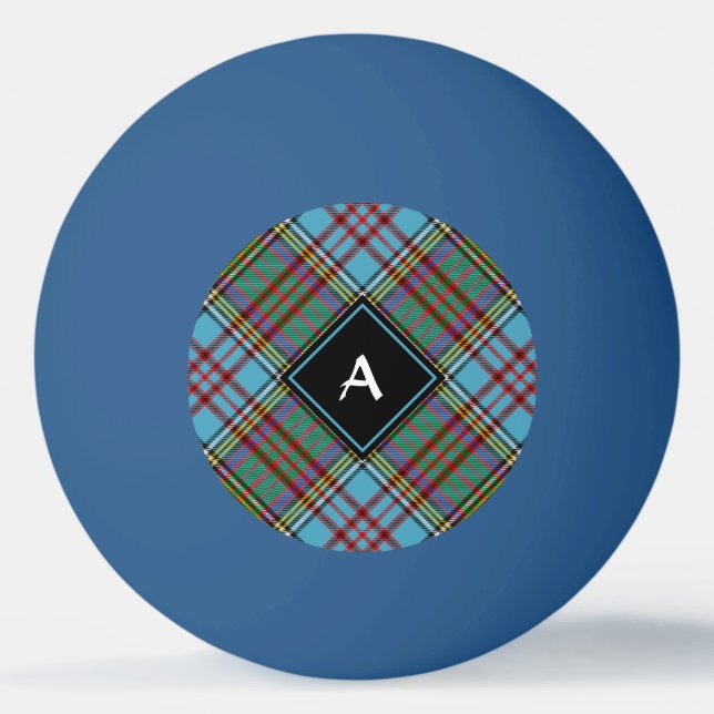Clan Anderson Tartan Ping Pong Ball Tischtennisball (Vorderseite)