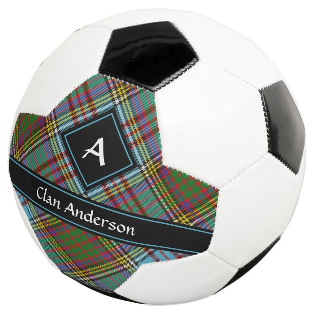 Clan Anderson Tartan Soccer Ball (Dreiviertel)