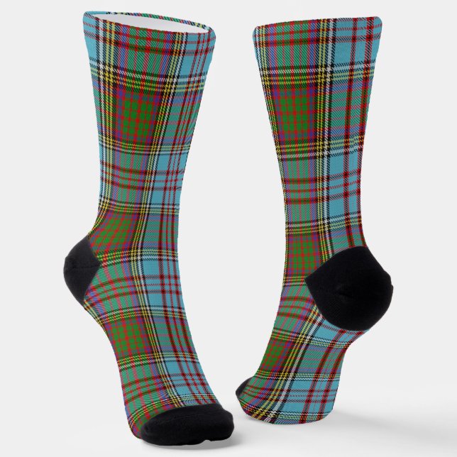 Clan Anderson Tartan Socks Socken (Gewinkelt)