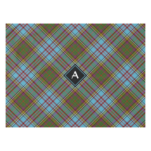 Clan Anderson Tartan Tablecloth Tischdecke (Vorderseite (Horizontal))
