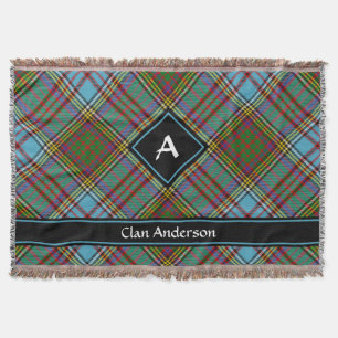 Clan Anderson Tartan Throw Blanket Decke