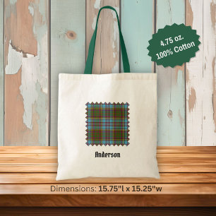 Clan Anderson Tartan Tote Bag Tragetasche