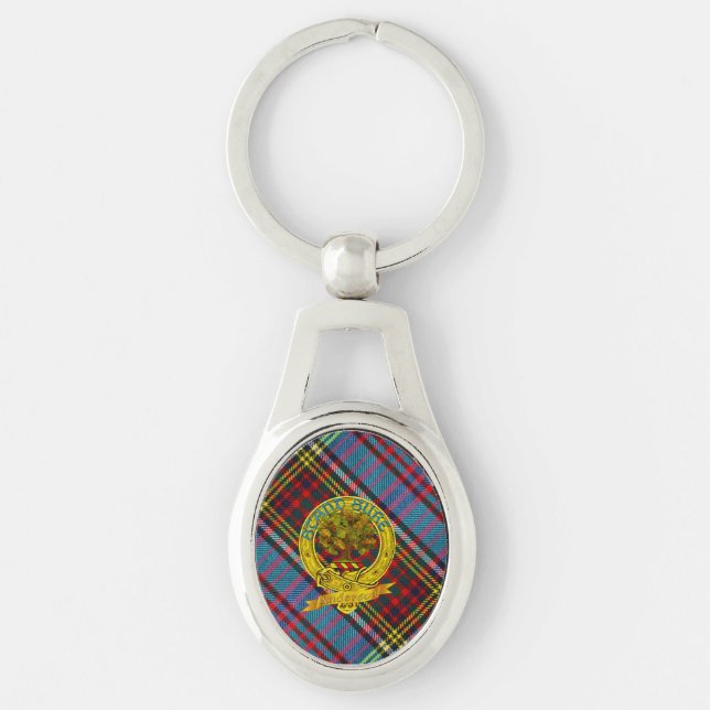 Clan Anderson Tartan und Motif Schlüsselanhänger (Vorderseite)