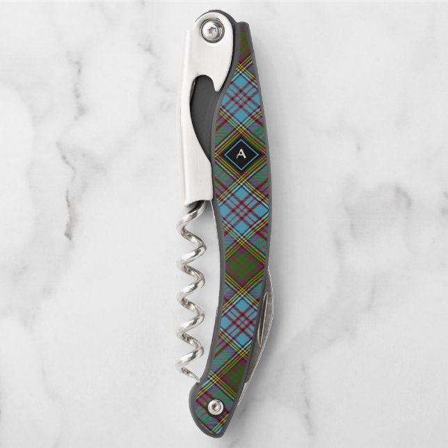 Clan Anderson Tartan Waiter's Corkschraube Kellnermesser (Vorderseite)