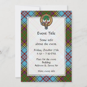 Clan Anderson Wappen Einladung