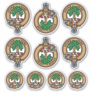 Clan Anderson Wappen Sticker Set