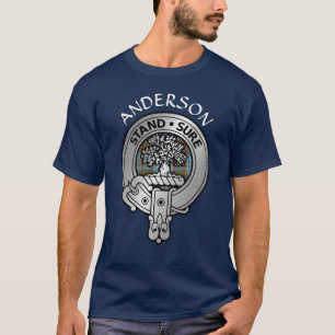 Clan Anderson Wappen & Tartan T-Shirt