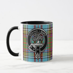 Clan Anderson Wappen & Tartan Tasse
