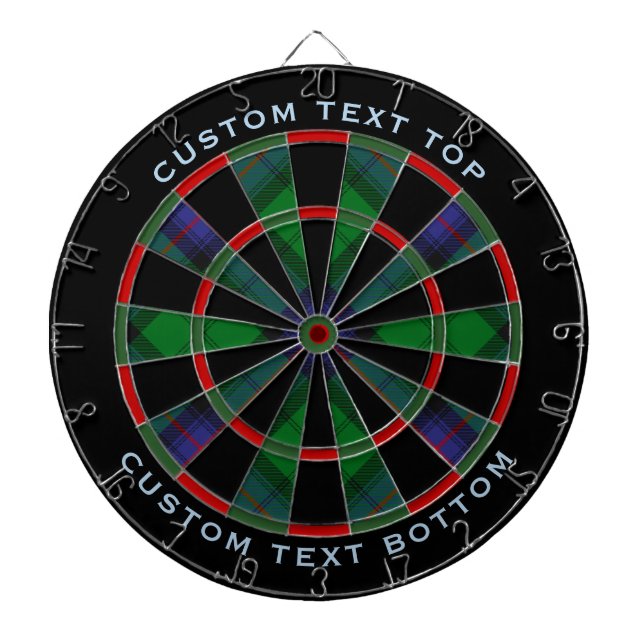 Clan Armstrong Tartan Dart Board Dartscheibe (vorne)