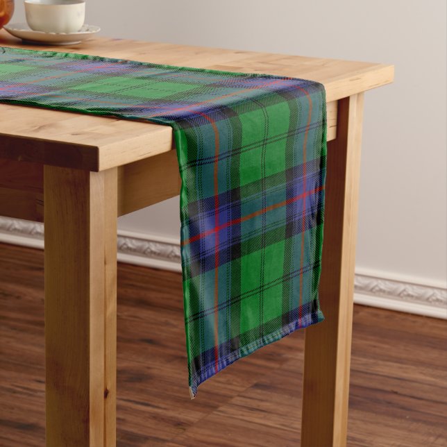 Clan Armstrong Tartan Kariert Großer Tischläufer (Beispiel)