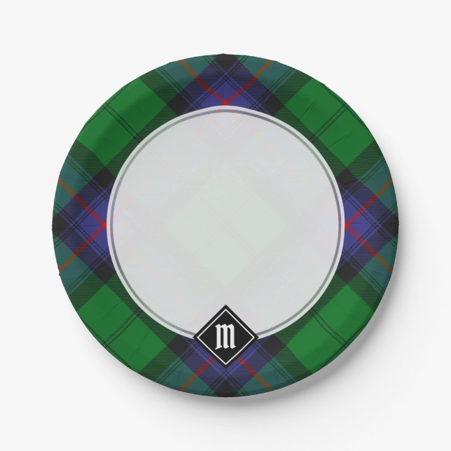 Clan Armstrong Tartan Paper Tellers Pappteller (Vorderseite)