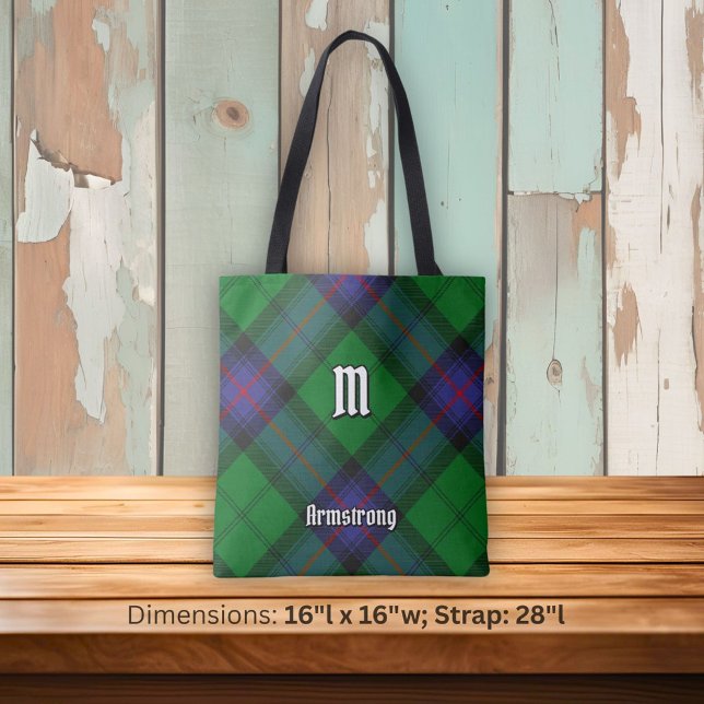 Clan Armstrong Tartan Tote Bag (Von Creator hochgeladen)