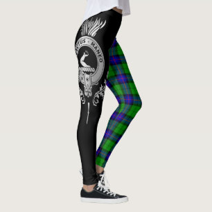 Clan Armstrong Wappen & Tartan Leggings