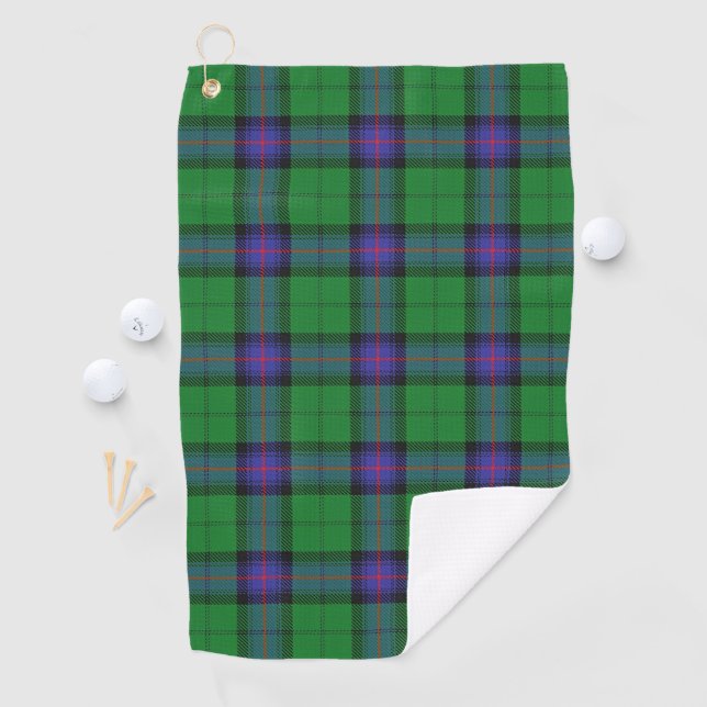 Clan-ArmstrongScottishTartan Golfhandtuch (Insitu)