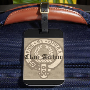 Clan Arthur Antiquität Gepäckanhänger