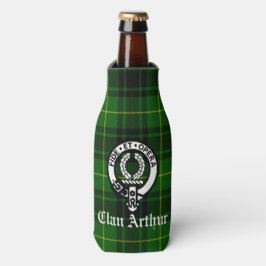Clan Arthur / MacArthur Wappen & Tartan Flaschenkühler