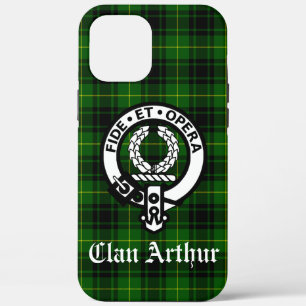 Clan Arthur Wappen Abzeichen & Tartan Case-Mate iPhone Hülle