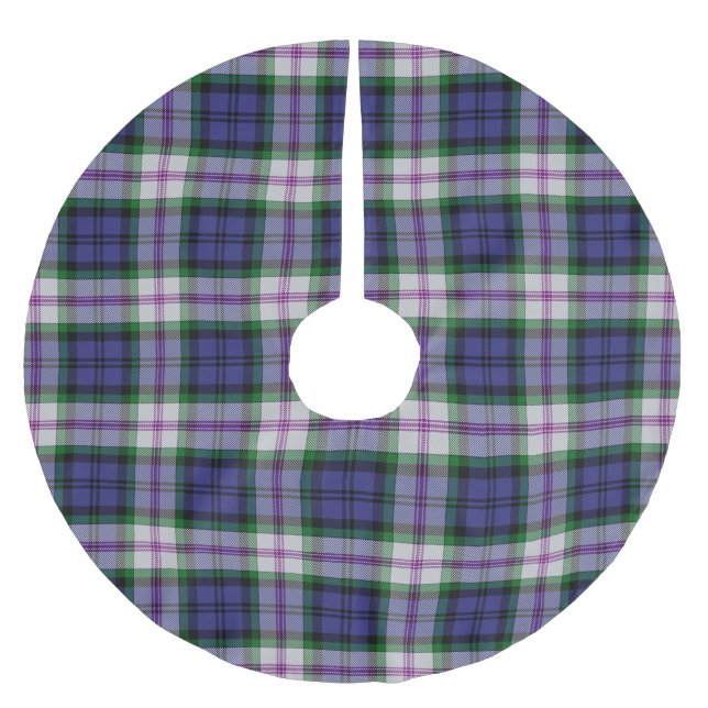 Clan-Baird-KleiderTartan Polyester Weihnachtsbaumdecke (Vorderseite)