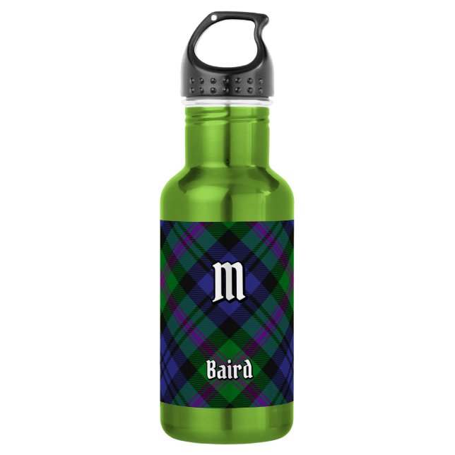 Clan Baird Tartan Edelstahlflasche (Vorderseite)