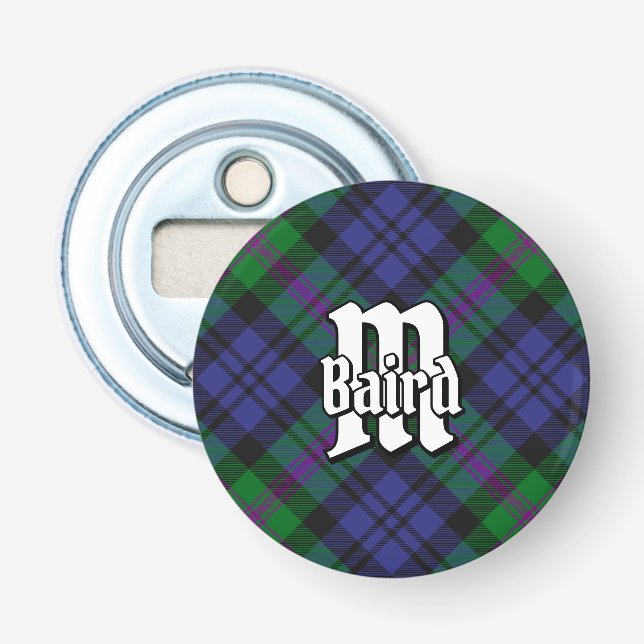 Clan Baird Tartan Flaschenöffner (Vorderseite)