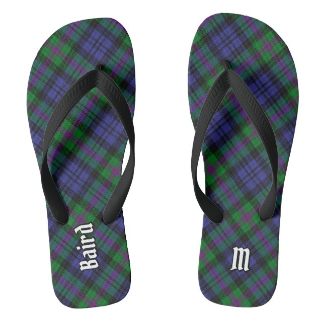 Clan Baird Tartan Flip Flops (Fußbett)